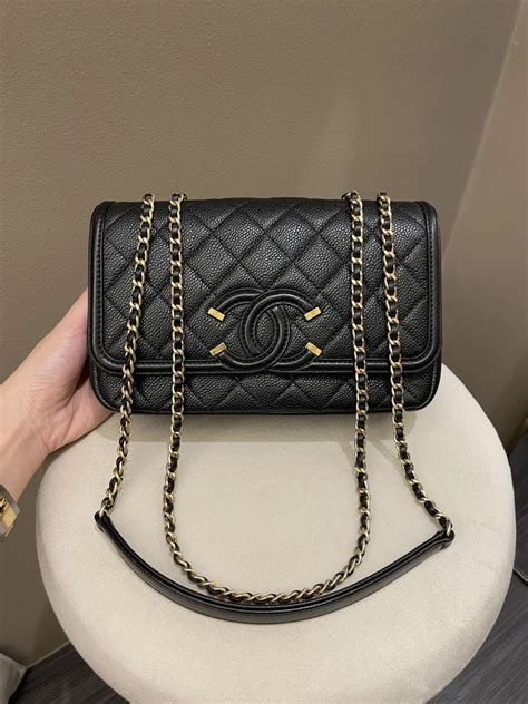 chanel cc filigree flap bag hongkong|其他.